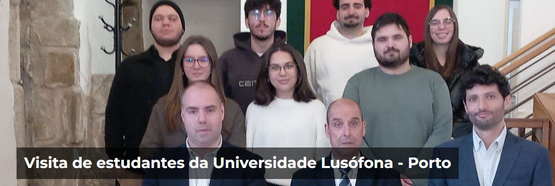 IDN - Visita de estudiantes de la Universidad Lusófona de Oporto